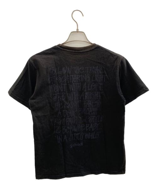 stussy（ステューシー）stussy (ステューシー) Schott (ショット) 100周年限定 ラモーンズ フォトT ブラック サイズ:Sの古着・服飾アイテム