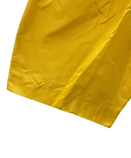 SCHERRER（シェレル）SCHERRER (シェレル) 半袖ワンピース イエロー サイズ:38の古着・服飾アイテム