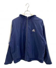 adidas（アディダス）の古着「中綿ジャケット」｜ネイビー