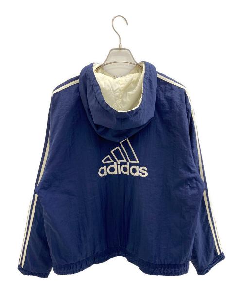 adidas（アディダス）adidas (アディダス) 中綿ジャケット ネイビー サイズ:Mの古着・服飾アイテム