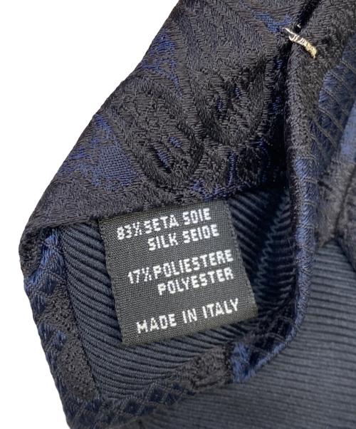 KRIS VAN ASSCHE（クリス ヴァン アッシュ）KRIS VAN ASSCHE (クリス ヴァン アッシュ) ナロータイ ネイビー×ブルー サイズ:-の古着・服飾アイテム