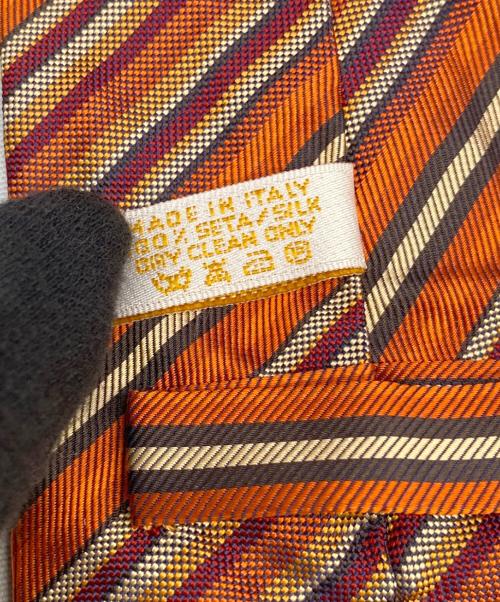 BVLGARI（ブルガリ）BVLGARI (ブルガリ) ネクタイ オレンジ サイズ:-の古着・服飾アイテム