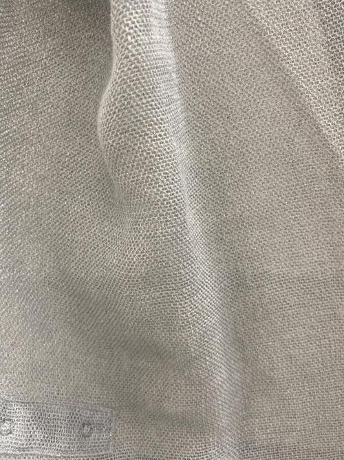 Y's（ワイズ）Y's (ワイズ) シースルー ビッグカーディガン グレー サイズ:2の古着・服飾アイテム