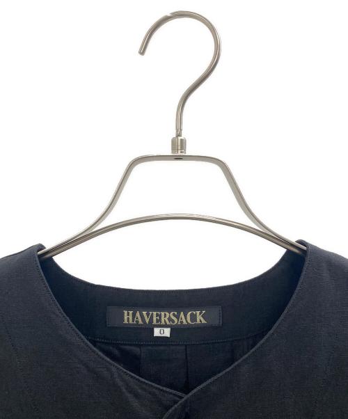 HAVERSACK（ハバーサック）HAVERSACK (ハバーサック) 長袖ワンピース ブラックの古着・服飾アイテム