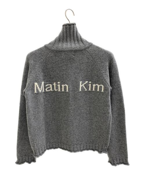 martin kim（マーティンキム）martin kim (マーティンキム) 厚手ニット グレー サイズ:Sの古着・服飾アイテム