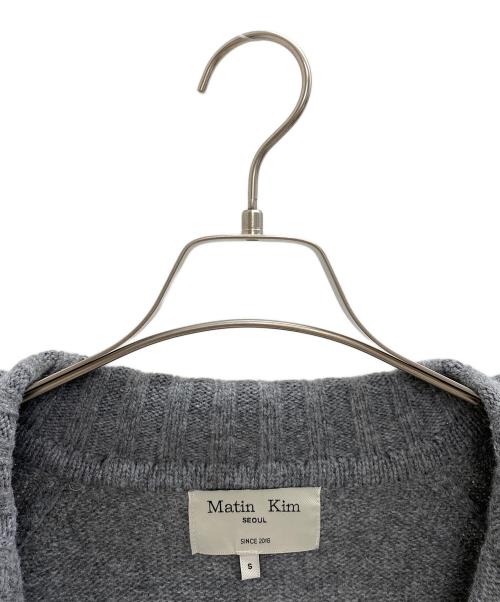 martin kim（マーティンキム）martin kim (マーティンキム) 厚手ニット グレー サイズ:Sの古着・服飾アイテム