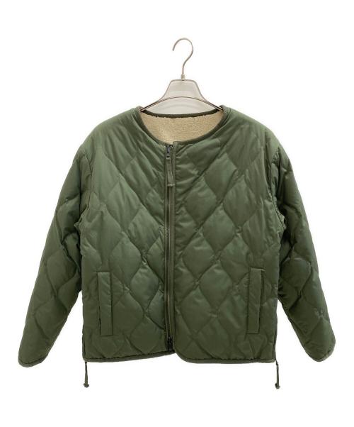 TAION（タイオン）TAION (タイオン) ダウンジャケット カーキ サイズ:Sの古着・服飾アイテム