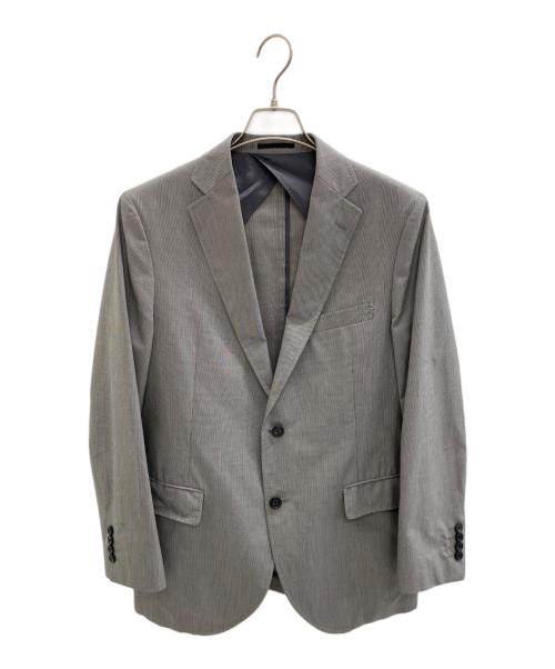 BURBERRY LONDON（バーバリーロンドン）BURBERRY LONDON (バーバリーロンドン) 2B千鳥テーラードジャケット グレー サイズ:Mの古着・服飾アイテム