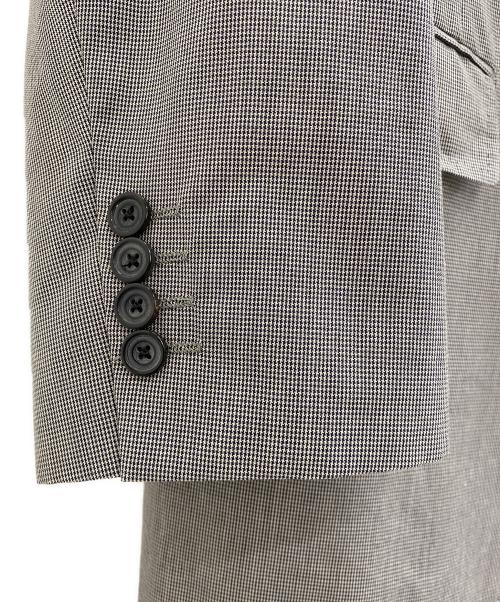 BURBERRY LONDON（バーバリーロンドン）BURBERRY LONDON (バーバリーロンドン) 2B千鳥テーラードジャケット グレー サイズ:Mの古着・服飾アイテム