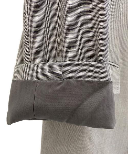 BURBERRY LONDON（バーバリーロンドン）BURBERRY LONDON (バーバリーロンドン) 2B千鳥テーラードジャケット グレー サイズ:Mの古着・服飾アイテム