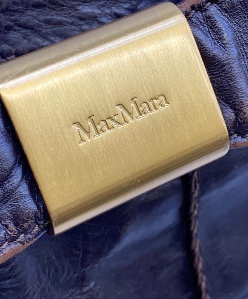 MaxMara（マックスマーラ）MaxMara (マックスマーラ) ワンショルダーバッグ ブラウンの古着・服飾アイテム