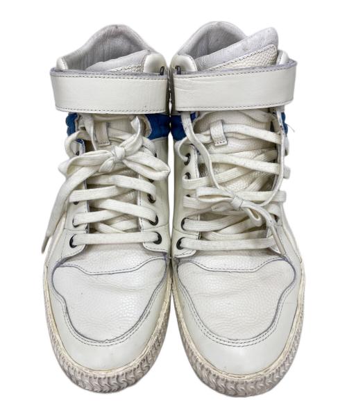 ALEXANDER McQUEEN（アレキサンダーマックイーン）ALEXANDER McQUEEN (アレキサンダーマックイーン) PUMA (プーマ) ストリート クライム 3 ミッド ウィンター ホワイト ホワイト×ブルー サイズ:29cmの古着・服飾アイテム