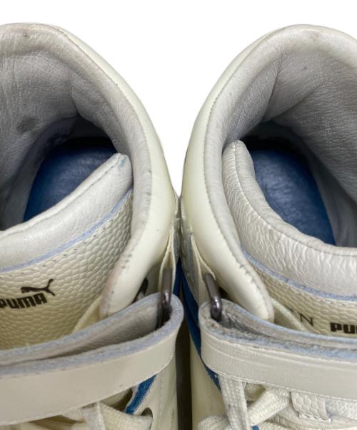 ALEXANDER McQUEEN（アレキサンダーマックイーン）ALEXANDER McQUEEN (アレキサンダーマックイーン) PUMA (プーマ) ストリート クライム 3 ミッド ウィンター ホワイト ホワイト×ブルー サイズ:29cmの古着・服飾アイテム