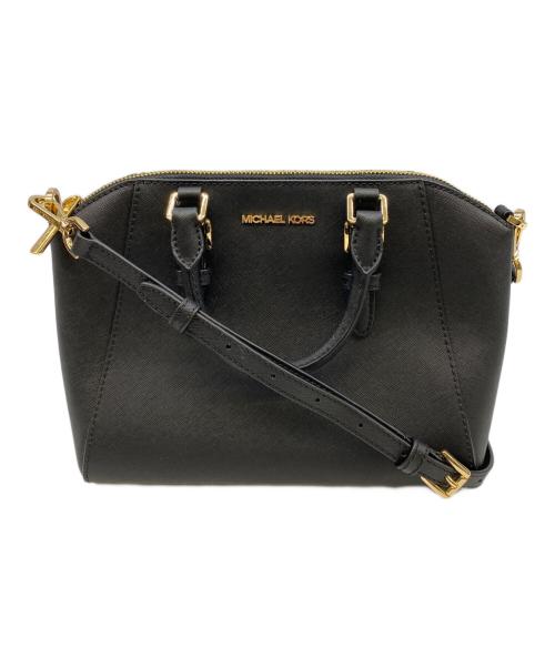 MICHAEL KORS（マイケル・コース）MICHAEL KORS (マイケル・コース) 2WAYショルダーバッグ ブラックの古着・服飾アイテム