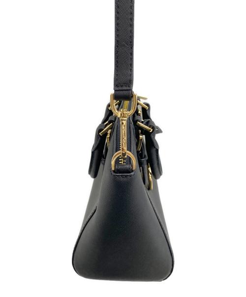 MICHAEL KORS（マイケル・コース）MICHAEL KORS (マイケル・コース) 2WAYショルダーバッグ ブラックの古着・服飾アイテム