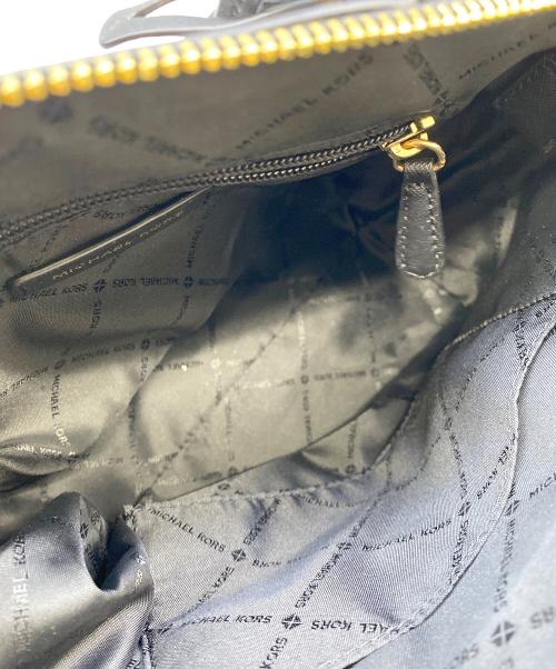 MICHAEL KORS（マイケル・コース）MICHAEL KORS (マイケル・コース) 2WAYショルダーバッグ ブラックの古着・服飾アイテム