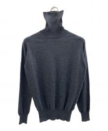 JOHN SMEDLEY（ジョンスメドレー）の古着「タートルネックセーター」｜グレー