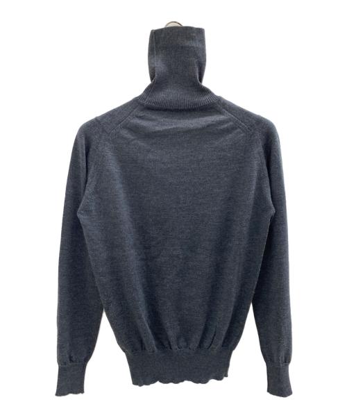 JOHN SMEDLEY（ジョンスメドレー）JOHN SMEDLEY (ジョンスメドレー) タートルネックセーター グレー サイズ:Sの古着・服飾アイテム