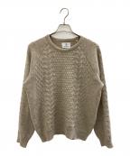 RIVORAリヴォラ）の古着「22AW Mohair Multi Cable Pull Over」｜ベージュ