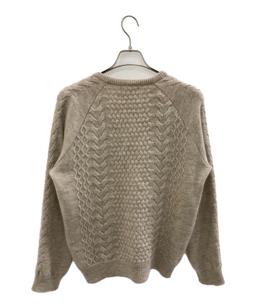 RIVORA（リヴォラ）RIVORA (リヴォラ) 22AW Mohair Multi Cable Pull Over ベージュ サイズ:Lの古着・服飾アイテム