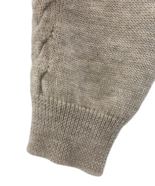 RIVORA（リヴォラ）RIVORA (リヴォラ) 22AW Mohair Multi Cable Pull Over ベージュ サイズ:Lの古着・服飾アイテム
