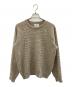 RIVORA（リヴォラ）の古着「22AW Mohair Multi Cable Pull Over」｜ベージュ