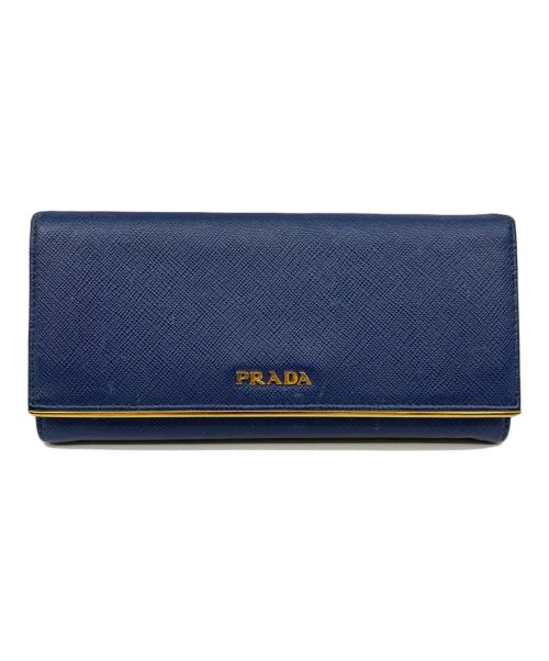 PRADA（プラダ）PRADA (プラダ) サフィアーノ ブルーの古着・服飾アイテム