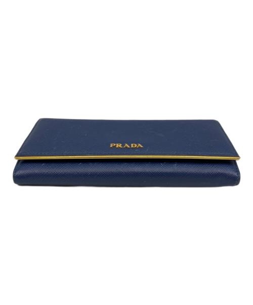 PRADA（プラダ）PRADA (プラダ) サフィアーノ ブルーの古着・服飾アイテム