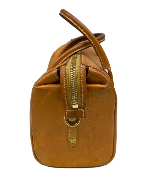 IL BISONTE（イル ビゾンテ）IL BISONTE (イル ビゾンテ) レザーミニボストン型ショルダーバッグ ブラウンの古着・服飾アイテム