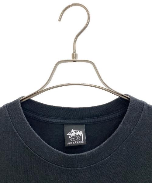 stussy（ステューシー）stussy (ステューシー) 半袖ロゴTee ブラック サイズ:Lの古着・服飾アイテム