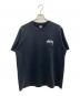 stussy（ステューシー）の古着「半袖ロゴTee」｜ブラック