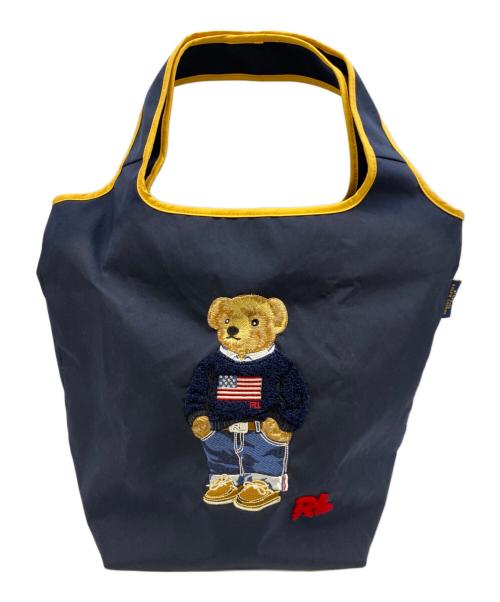POLO RALPH LAUREN（ポロ・ラルフローレン）POLO RALPH LAUREN (ポロ・ラルフローレン) ポロベア　エコバッグ ネイビーの古着・服飾アイテム