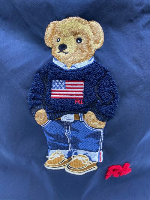 POLO RALPH LAUREN（ポロ・ラルフローレン）POLO RALPH LAUREN (ポロ・ラルフローレン) ポロベア　エコバッグ ネイビーの古着・服飾アイテム