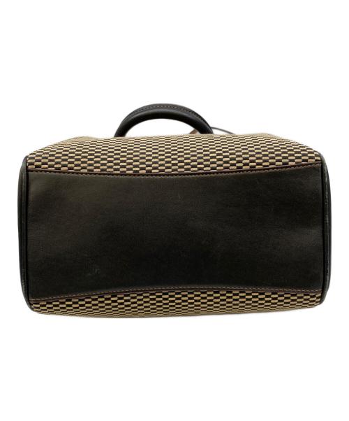COACH（コーチ）COACH (コーチ) エクスプローデッドレップス ベネット ミニ サッチェル ブラック×ベージュの古着・服飾アイテム