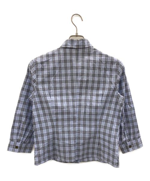 BURBERRY BLUE LABEL（バーバリー ブルー レーベル）BURBERRY BLUE LABEL (バーバリー ブルー レーベル) 長袖シャツ スカイブルー サイズ:40の古着・服飾アイテム