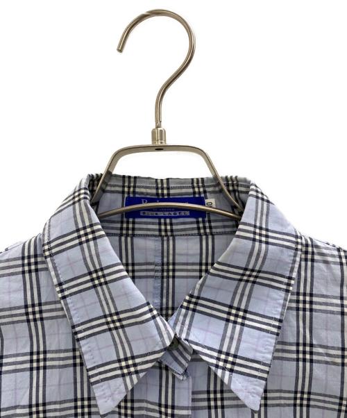 BURBERRY BLUE LABEL（バーバリー ブルー レーベル）BURBERRY BLUE LABEL (バーバリー ブルー レーベル) 長袖シャツ スカイブルー サイズ:40の古着・服飾アイテム