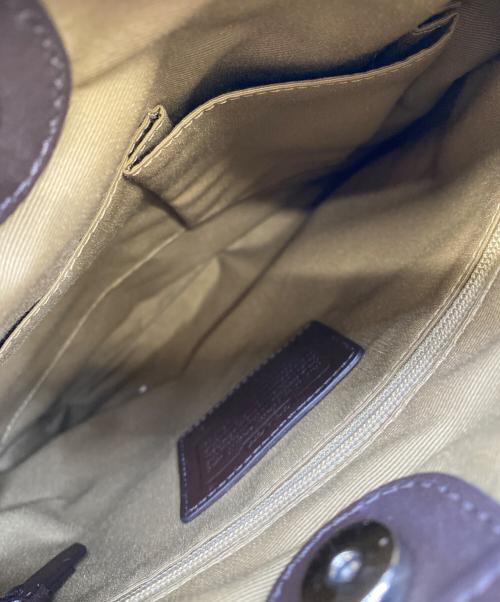 COACH（コーチ）COACH (コーチ) ショルダーバッグ ベージュ×ブラウンの古着・服飾アイテム