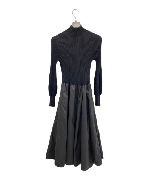 SYSORUS（シソラス）SYSORUS (シソラス) ニットワンピース ブラック サイズ:Freeの古着・服飾アイテム