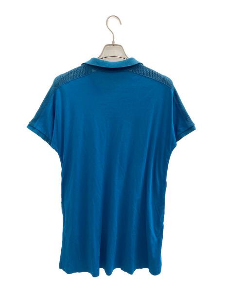 Leilian（レリアン）Leilian (レリアン) 半袖ワンピース ブルー サイズ:9の古着・服飾アイテム