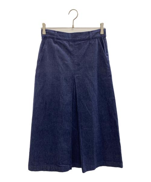 Leilian（レリアン）Leilian (レリアン) センタースリットデニムスカート インディゴ サイズ:11の古着・服飾アイテム