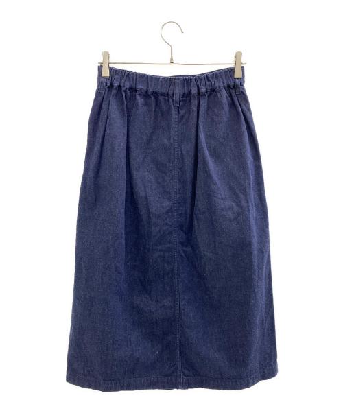 Leilian（レリアン）Leilian (レリアン) センタースリットデニムスカート インディゴ サイズ:11の古着・服飾アイテム