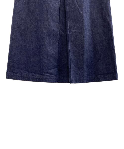 Leilian（レリアン）Leilian (レリアン) センタースリットデニムスカート インディゴ サイズ:11の古着・服飾アイテム