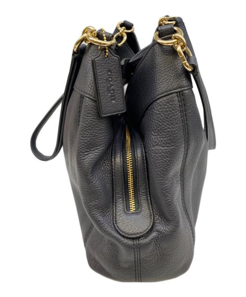 COACH（コーチ）COACH (コーチ) ハンドバッグ ネイビーの古着・服飾アイテム