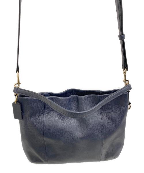 COACH（コーチ）COACH (コーチ) ハンドバッグ ネイビーの古着・服飾アイテム