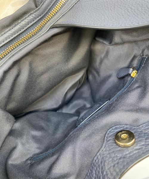 COACH（コーチ）COACH (コーチ) ハンドバッグ ネイビーの古着・服飾アイテム