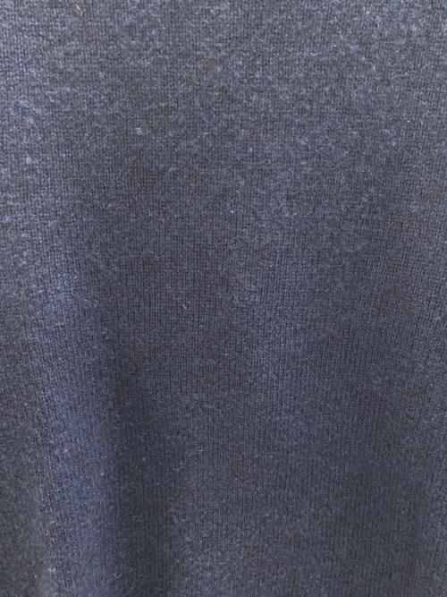 POLO RALPH LAUREN（ポロ・ラルフローレン）POLO RALPH LAUREN (ポロ・ラルフローレン) 厚手ニット ネイビー×グリーン サイズ:XSの古着・服飾アイテム