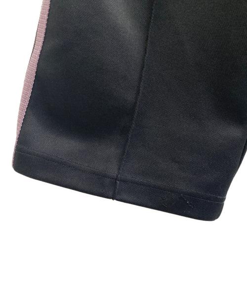 Needles（ニードルズ）Needles (ニードルズ) 17AW Track Pant Poly Smooth ブラック×パープル サイズ:Sの古着・服飾アイテム