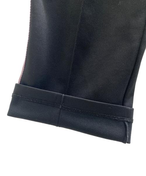 Needles（ニードルズ）Needles (ニードルズ) 17AW Track Pant Poly Smooth ブラック×パープル サイズ:Sの古着・服飾アイテム