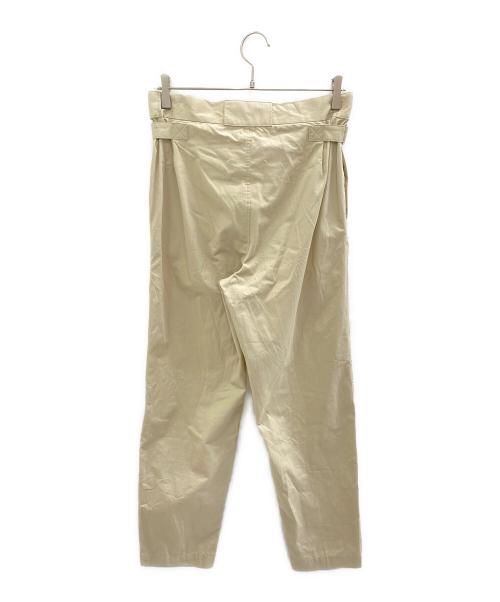 Maison Margiela（メゾンマルジェラ）Maison Margiela (メゾンマルジェラ) サイドストラップ2タックパンツ ベージュ サイズ:44の古着・服飾アイテム
