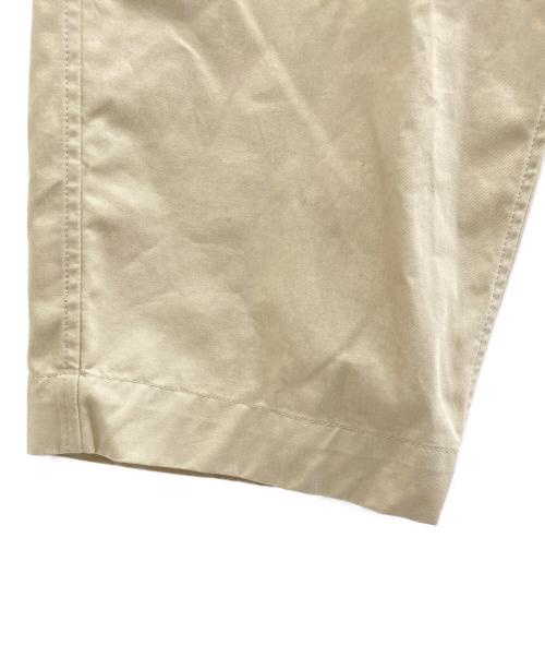 Maison Margiela（メゾンマルジェラ）Maison Margiela (メゾンマルジェラ) サイドストラップ2タックパンツ ベージュ サイズ:44の古着・服飾アイテム